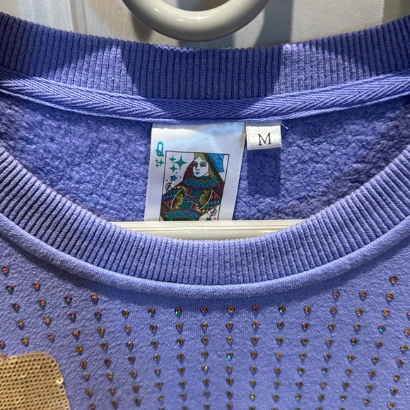 Queen of Sparkles Sweatshirt - worn once. - Picture 3 of 6